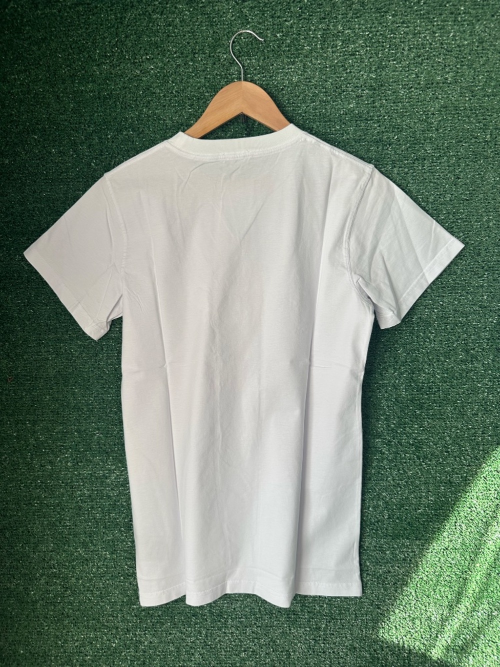 Dior Peter Doig Men T Shirt Embossed Logo Grewneck White S Cotton Made in Italy - Picture 3 of 4